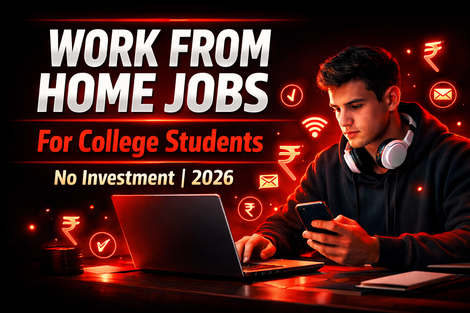 College Students Ke Liye Work From Home Jobs