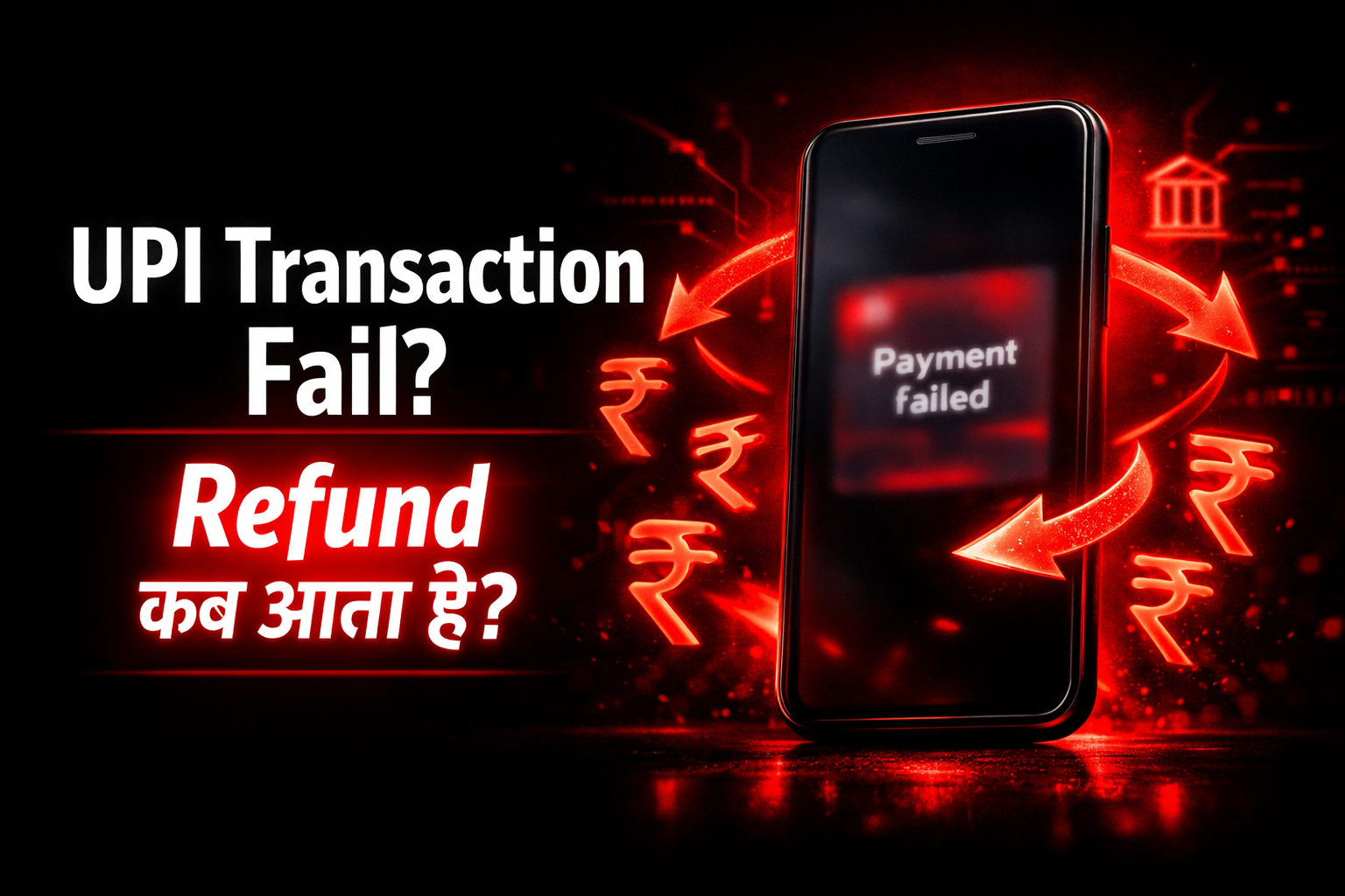 UPI Transaction Fail Ho Jaye To Refund Kab Aata Hai