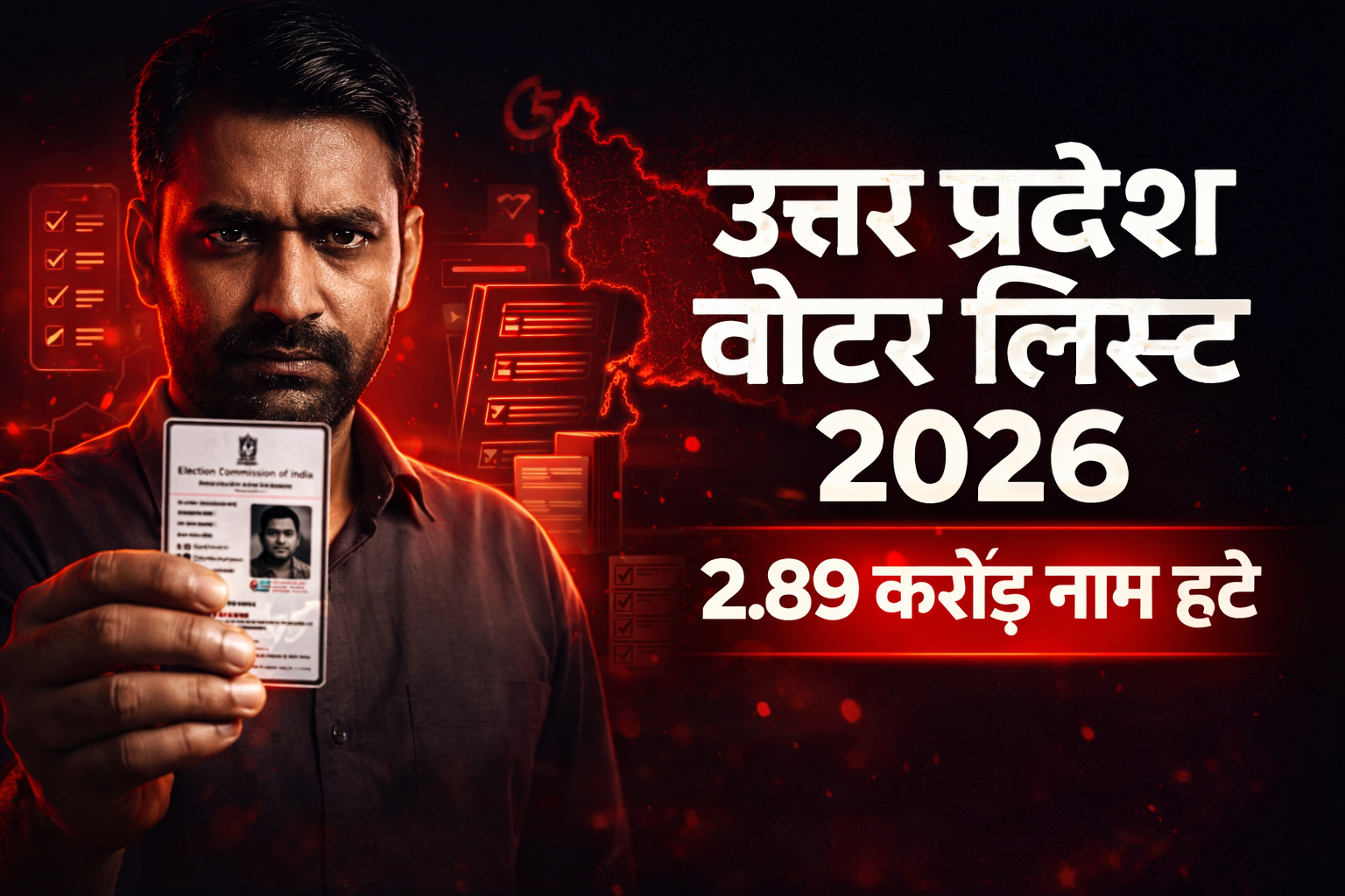 उत्तर प्रदेश वोटर लिस्ट 2026: SIR के बाद 2.89 करोड़ नाम हटे, Complete ऐसे करें ऑनलाइन चेक (Best)