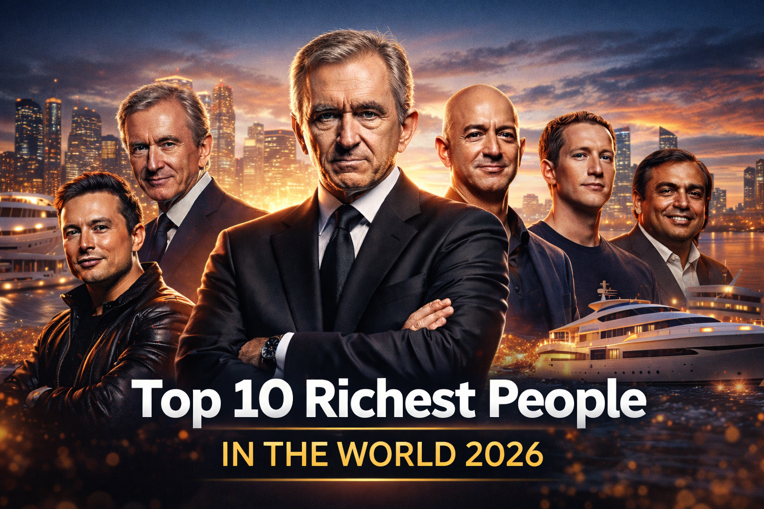 Top 10 Richest People in the World 2026