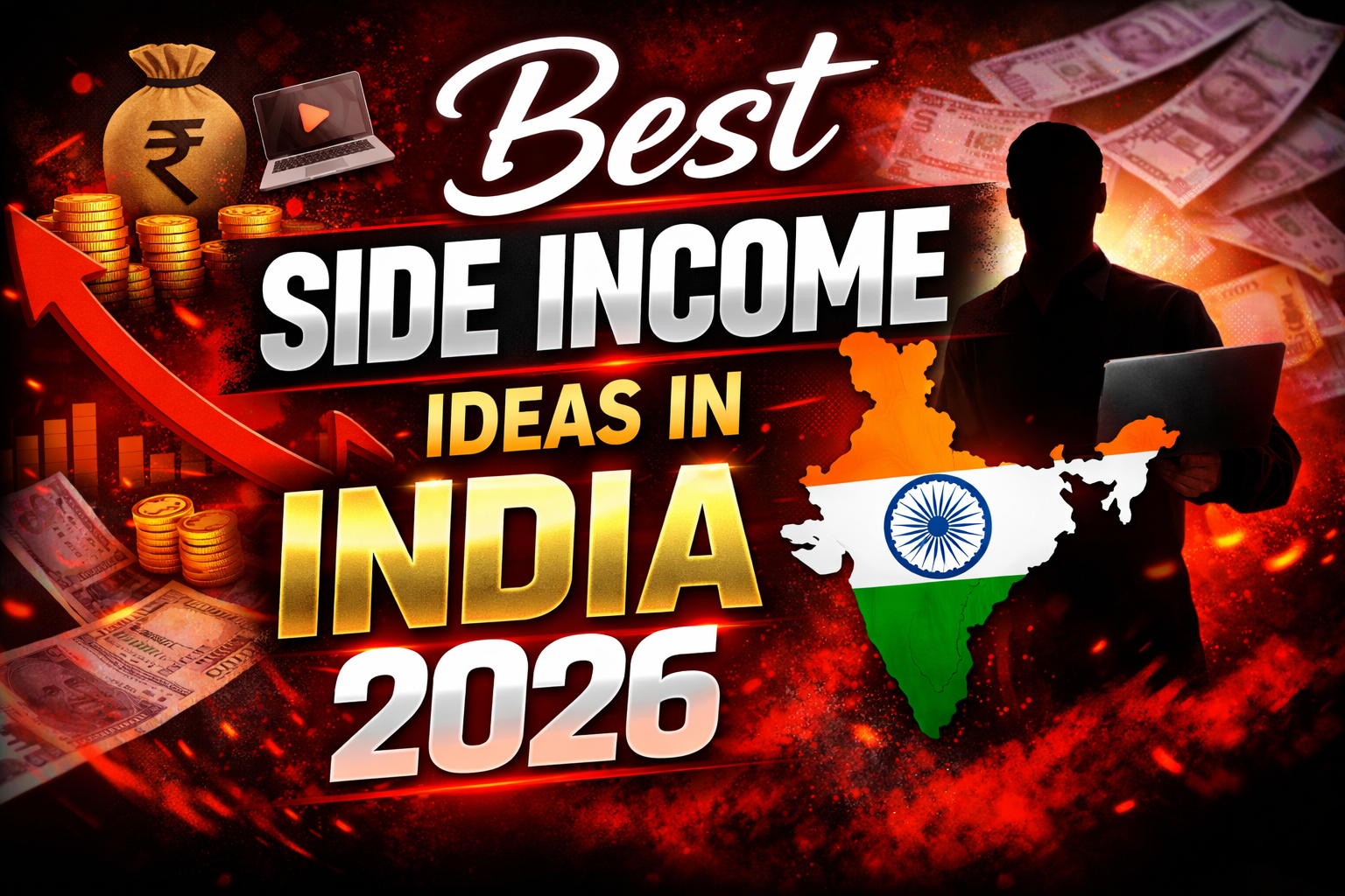7 Powerful और Proven Best Side Income Ideas in India 2026 (Zero Investment Guide)