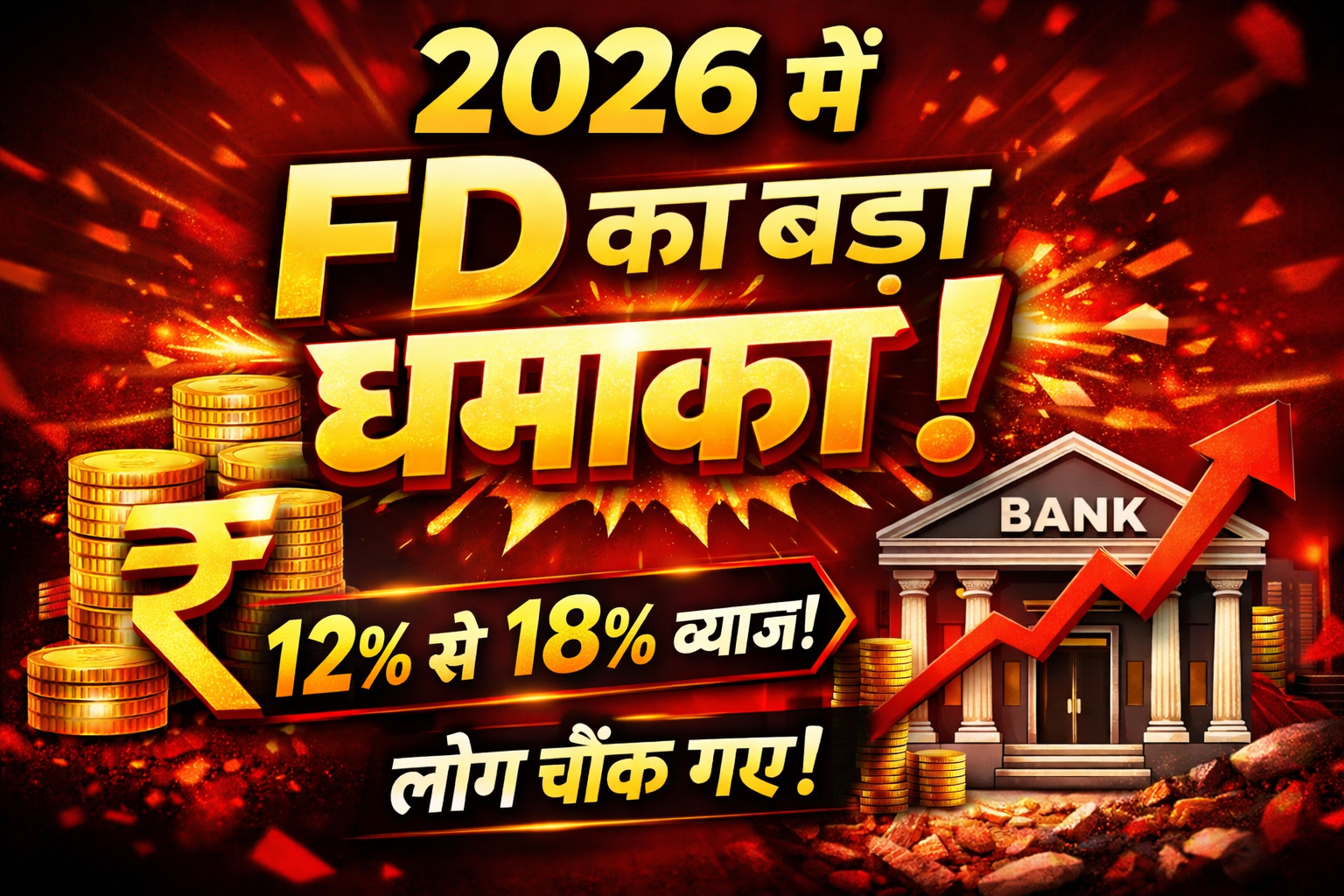 2026 में FD का बड़ा धमाका: FD क्या है और बैंक दे रहे हैं इतना ब्याज कि लोग चौंक गए