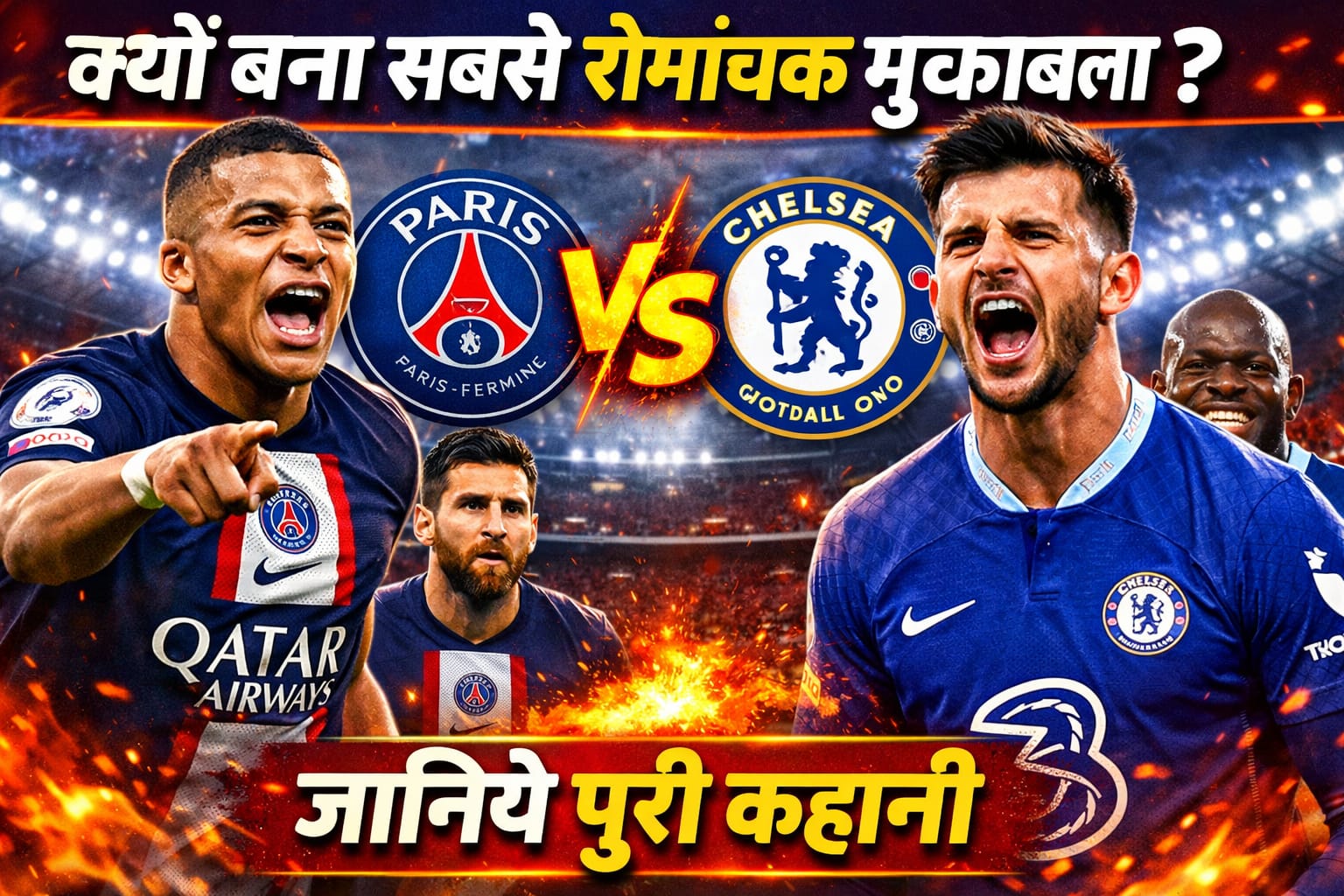 psg vs chelsea मैच क्यों बना फुटबॉल दुनिया का बड़ा रोमांचक मुकाबला जानिए विस्तार से